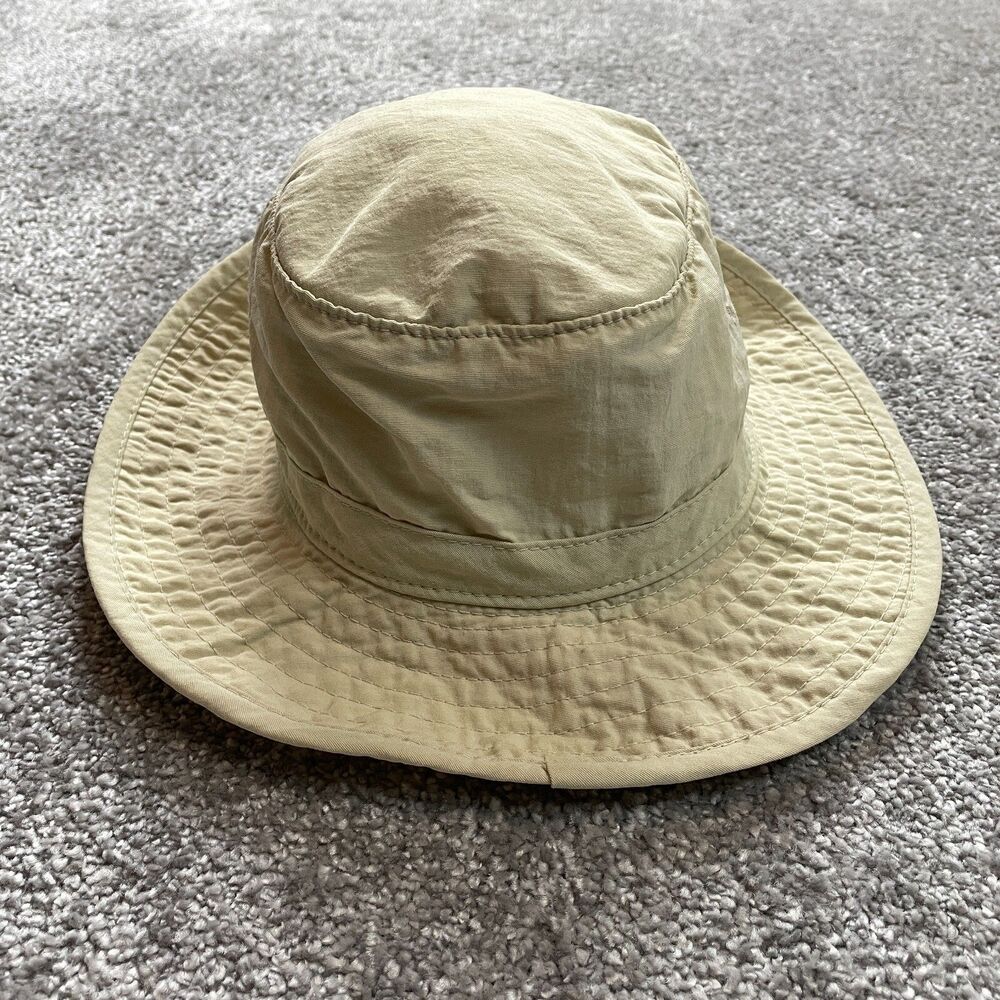 Travel Smith Bucket Hat Adult One size Beige Cotton Wide Brim Sun Cat Comfort